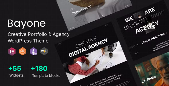 Showcase your work with the Bayone Creative Agency Portfolio WordPress Theme. Get access to this and thousands more on Bevaultx. Subscribe now!