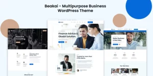 Beakai – Business and Financial Institution WordPress Theme suitable for corporate website like Consultioial Advisor