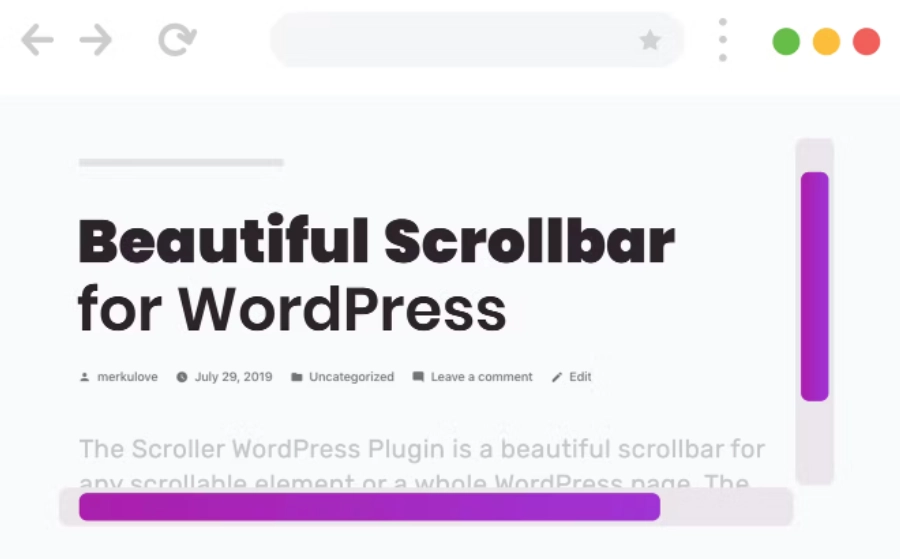 The Beautiful Scrollbar WordPress Plugin is a beautiful scrollbar for any scrollable element or a whole WordPress page. This plugin explicitly designed to customize the scrollbar on your WordPress site. This WordPress plugin turns an ordinary annoying browser scrollbar into a lovely stylized scrolling control. The custom scrollbar is much…