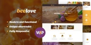 Beelove is a WordPress theme designed for honey production and online shops. It offers a modern and attractive design that is perfect for showcasing honey products and promoting online sales. The theme is fully responsive and can be easily customized to fit the needs of any honey producer or online…