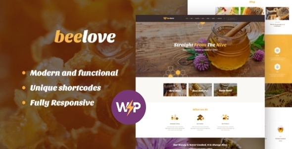 Beelove is a WordPress theme designed for honey production and online shops. It offers a modern and attractive design that is perfect for showcasing honey products and promoting online sales. The theme is fully responsive and can be easily customized to fit the needs of any honey producer or online…