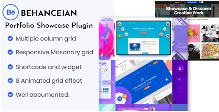 Showcase your creative work seamlessly with the Behanceian portfolio showcase plugin for WordPress. Perfect for designers