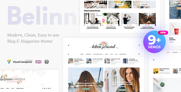 Belinni Multi-Concept Blog Magazine WordPress Theme If you're searching for a versatile and stylish way to elevate your blog or magazine