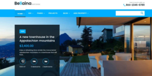 Discover Bellaina – a stunning Real Estate Responsive WordPress Theme designed for seamless property listings and user engagement. With customizable layouts