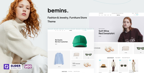 Bemins Fashion Store WooCommerce Theme If you're in the market for an eye-catching and functional WooCommerce theme for your fashion store