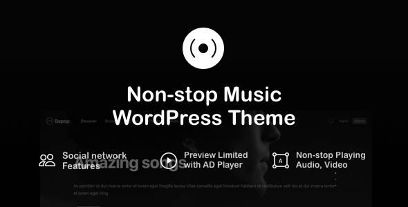 BeTop: Nonstop Music WordPress Theme Looking for the perfect theme to jazz up your music website? Look no further! The BeTop: Nonstop Music WordPress Theme is here to elevate your online presence. This incredible theme