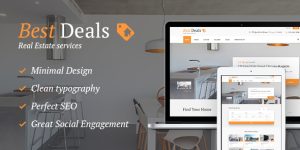 Best Deals - Property Sales  Rental Theme: Supercharge Your Real Estate Website! Looking for a stellar WordPress theme to showcase your properties like a pro? Well