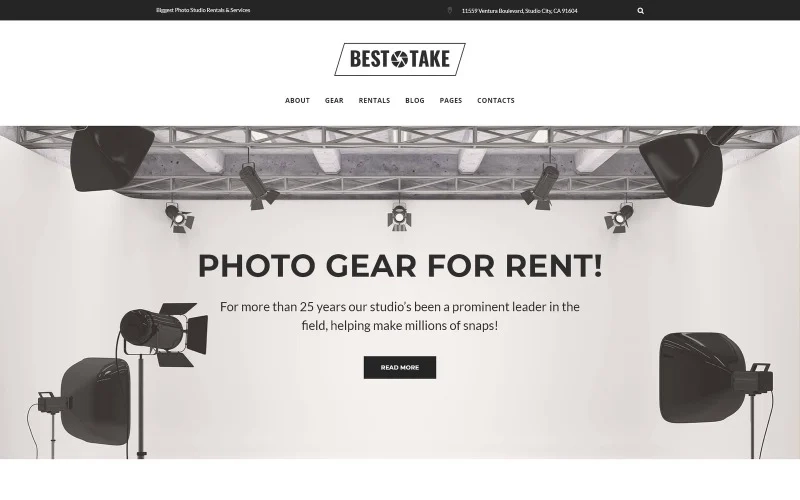 Need the best theme to spice up your photo gear rental website? Meet this fully responsive BestTake in all its glory! This theme is pre-loaded with a captivating and clean design that allows you to forget about any overloaded stuff. Crafted by top industry leaders