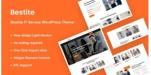 Discover Bestite – the ultimate IT Service Responsive WordPress Theme! With powerful customization options