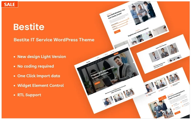 Discover Bestite – the ultimate IT Service Responsive WordPress Theme! With powerful customization options