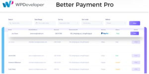 Unlock seamless transactions with Better Payment Pro by WPDeveloper! Enjoy features like customizable payment forms