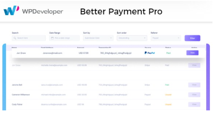 Unlock seamless transactions with Better Payment Pro by WPDeveloper! Enjoy features like customizable payment forms