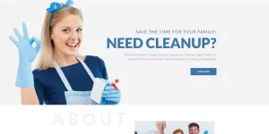 Need the coolest theme to present your cleaning company in the best light? Meet this fully responsive Big Cleanup with its truly intuitive nature! This janitorial WordPress theme boasts an ultra clean design