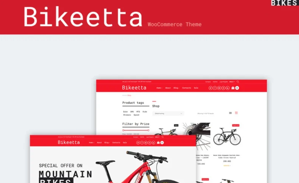 Discover Bikeetta - Bikes Store WooCommerce Theme