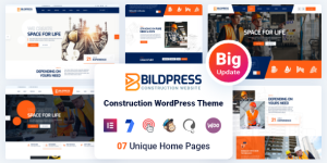 BildPress - Construction WordPress Theme: Elevate Your Construction Business Looking to give your construction website a professional and modern look? The BildPress - Construction WordPress Theme is here to transform your online presence. Tailored specifically for construction businesses