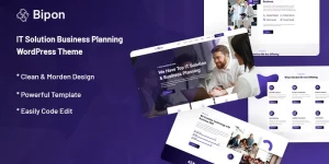 Bipon is an IT Solution  Business Planning WordPress Theme. Bipon is a clean