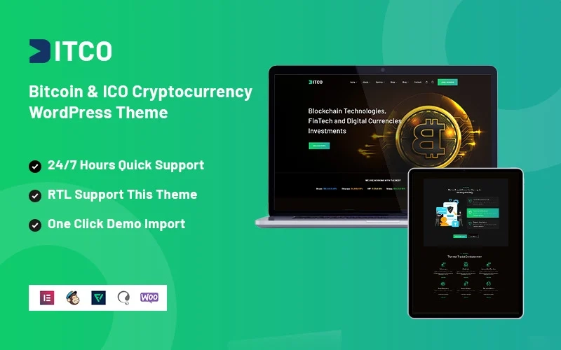 Bitco is a Bitcoin and ICO Cryptocurrency responsive WordPress theme. this is a very suitable bitcoin theme in this market. the theme looks. nice