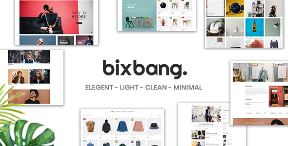 Bixbang - Minimalist eCommerce WordPress Theme for WooCommerce If you're looking to build a sleek and stylish online store