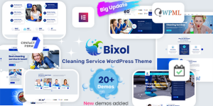 Bixol - Cleaning Services WordPress Theme: Elevate Your Cleaning Business Hey there