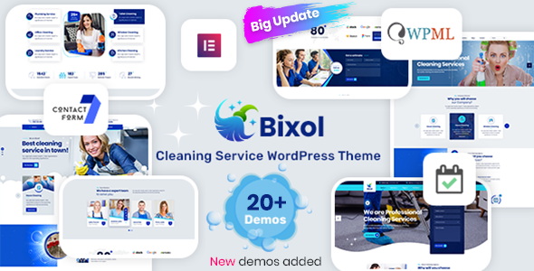 Bixol - Cleaning Services WordPress Theme: Elevate Your Cleaning Business Hey there