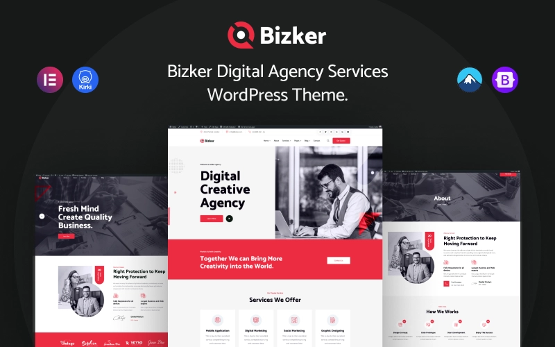 If you want a professional digital agency then you are in right place. Bizker is a professional digital agency WordPress theme. Our main goal is quality products with better design. Also