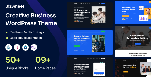 Hey WordPress Fanatics! Are you on the lookout for a dynamic and feature-rich business theme? Let me introduce you to the Bizwheel – Creative Business WordPress Theme. This theme is perfect for anyone looking to create a professional