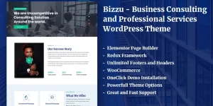 Bizzu is Business Consulting and Agency for WordPress theme