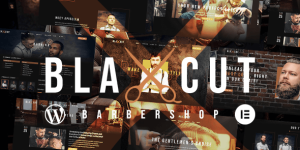 Blaxcut - Barbershop  Hair Salon WordPress Theme is your ultimate solution for creating an appealing online presence for barbershops