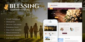 Introducing the Blessing Funeral Home WordPress Theme! If you're looking for a respectful and professional way to create a website for a funeral home