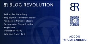 Elevate your WordPress blog's design and functionality with the Blog Revolution for Gutenberg plugin. Discover endless customization options. Try it now!