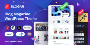 Blogar – Blog Magazine WordPress Theme Hey there