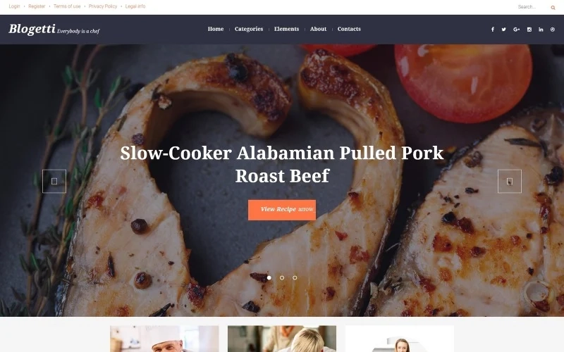 Blogetti is a premium WordPress blog for food receipts website. The theme is designed with readability and best user experience in mind. We did our best to pack the theme with all necessary features making the life of the blogger easier. Intuitive and features rich widgets