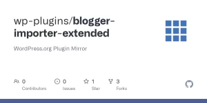 Purchasing this item provides an unlimited version of our free Blogger Importer Extended (BIE) plugin. You can purchase access for 1 week or 1 month