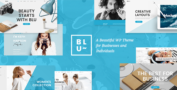 Blu - A Beautiful Theme for Businesses and Individuals Let’s dive into Blu