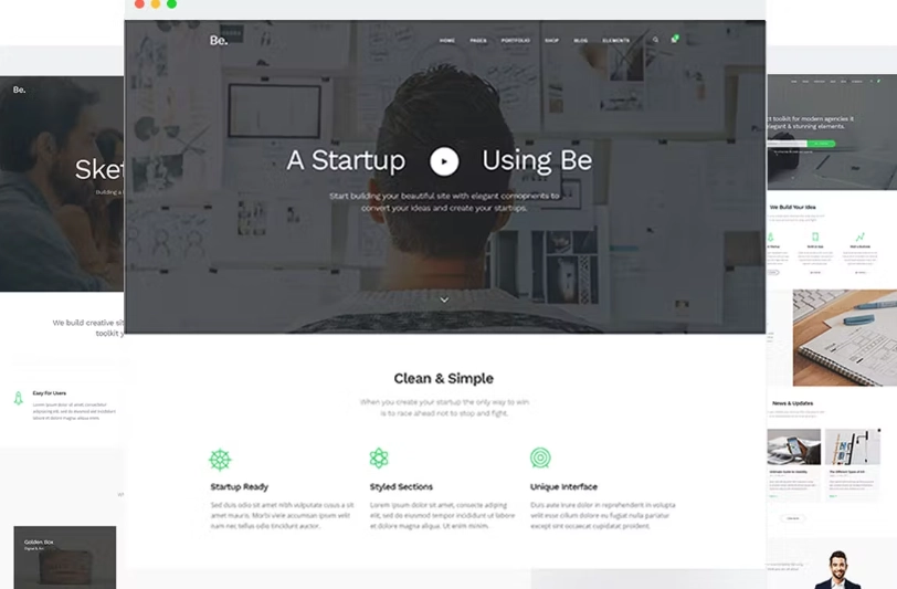 Build stunning startup websites with BoTheme! Modern