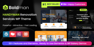 Boldman - Handyman  Renovation Services WordPress Theme: The Ultimate Solution for Your Website Looking for the perfect theme to create a standout website for your handyman or renovation business? Look no further! The Boldman - Handyman  Renovation Services WordPress Theme is here to make your online presence as…