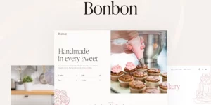 Discover Bonbon – a chic and functional WordPress theme perfect for chocolate companies