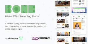 Bone Minimal Clean WordPress Blog Theme: The Perfect Choice for a Sleek and Modern Blog Looking for a stylish and minimalist way to present your blog content? Look no further than the Bone Minimal Clean WordPress Blog Theme. Designed to provide a clean