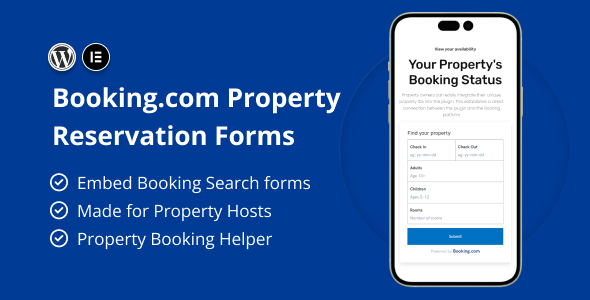 Booking.com Property Reservation Forms for Elementor If you're looking to streamline your booking process and integrate seamlessly with Booking.com