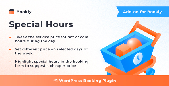 Hey WordPress Fanatics and Developers!   Introducing the Bookly Special Hours Addon - your go-to tool for managing those exceptional business hours or secret pop-up sessions that your clientele is eagerly waiting for. This fantastic addon will integrate seamlessly into your existing Bookly setup