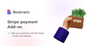 Integrate Stripe payments with Booknetic for seamless appointment booking on WordPress. Easy setup