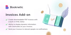 Streamline your invoicing with Booknetic – Invoices Addon for WordPress. Automate tasks
