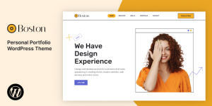 Showcase your personal brand with the sleek and modern Boston WordPress theme. Available through Bevaultx. Perfect for freelancers and creatives.