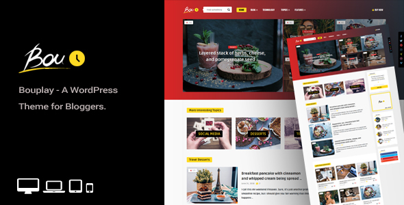 Bouplay WP: A WordPress Theme for Bloggers Hey WordPress fanatics! Ever wondered about the perfect blog theme that will make your content stand out? Meet Bouplay WP