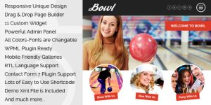 Bowl - Responsive Bowling Center WordPress Theme Ready to take your bowling center's digital presence to the next level? Look no further! The Bowl - Responsive Bowling Center WordPress Theme is just what you need. Conceived with all your bowling business needs in mind