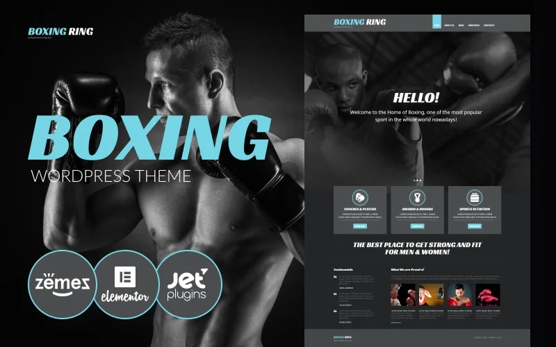 Have you been always dreaming to run a boxing club? Such a great idea has a chance to become alive with boxing themes. Let it comes true and explore the bulk of features that will make you totally satisfied with this website functionality. Going deeper into the Boxing Ring WordPress…