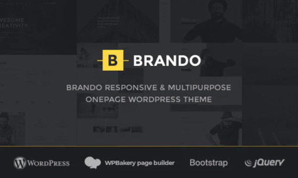 Introducing Brando - Responsive and Multipurpose OnePage WordPress Theme Looking for a sleek and versatile theme for your WordPress site? Look no further than Brando - Responsive and Multipurpose OnePage WordPress Theme. This is the ultimate choice for those who want a clean