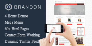 Brandon - Responsive Multipurpose HTML Template: The Perfect Choice for Every Website Need Let's talk about the Brandon - Responsive Multipurpose HTML Template! Whether you're building a blog