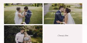 Brian Wedding WordPress is perfect if you like a minimal