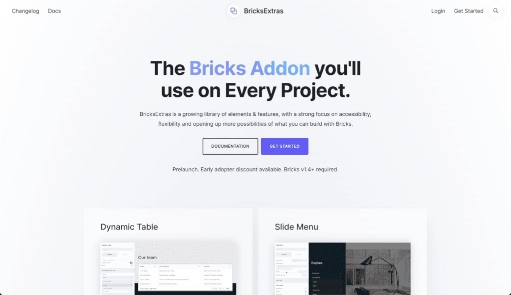 BricksExtras is a growing library of elements  features